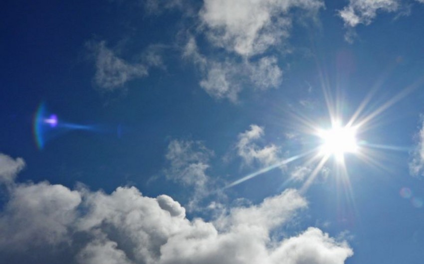 Sabah ölkə ərazisində 14 dərəcə isti olacaq