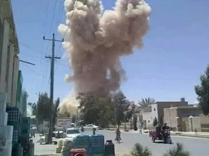 Əfqanıstanda kamikadze hücumu: 5 nəfər ölüb, 7 nəfər yaralanıb