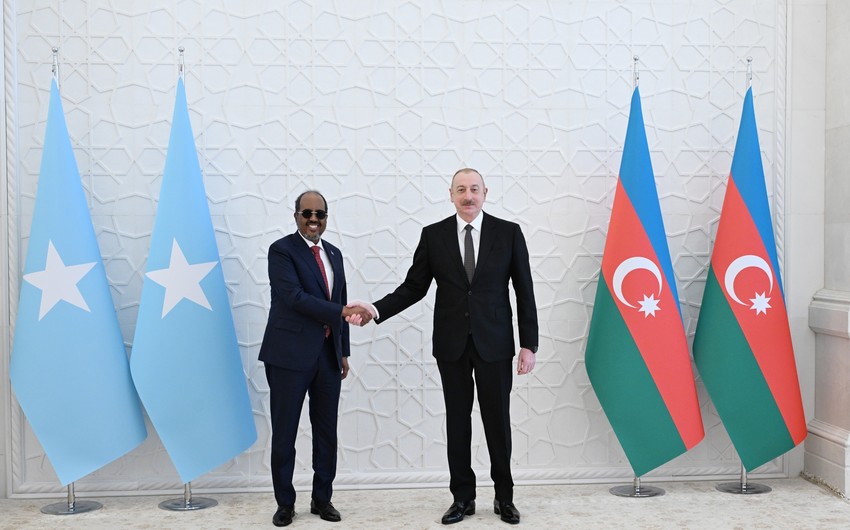 Azərbaycan ilə Somali arasında imzalanmış sənədlərin mübadiləsi mərasimi olub