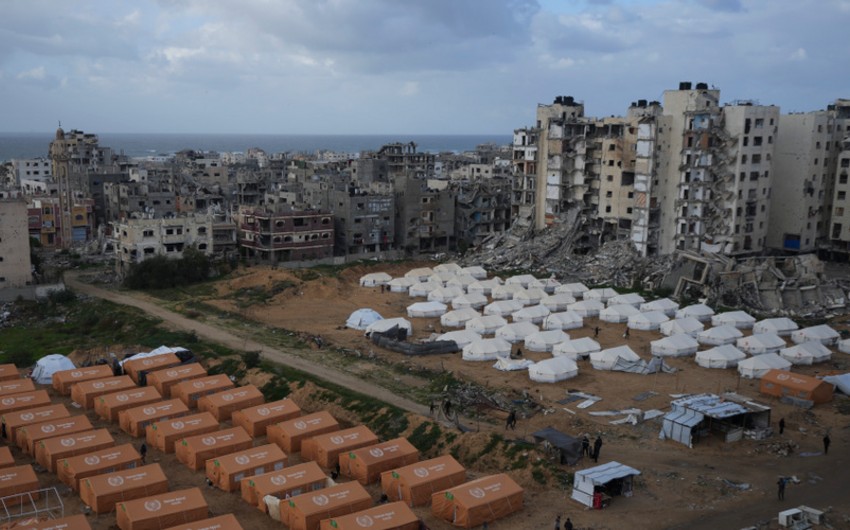 Qəzzaya qayıdan qaçqınlar üçün 3 mindən çox çadır qurulub