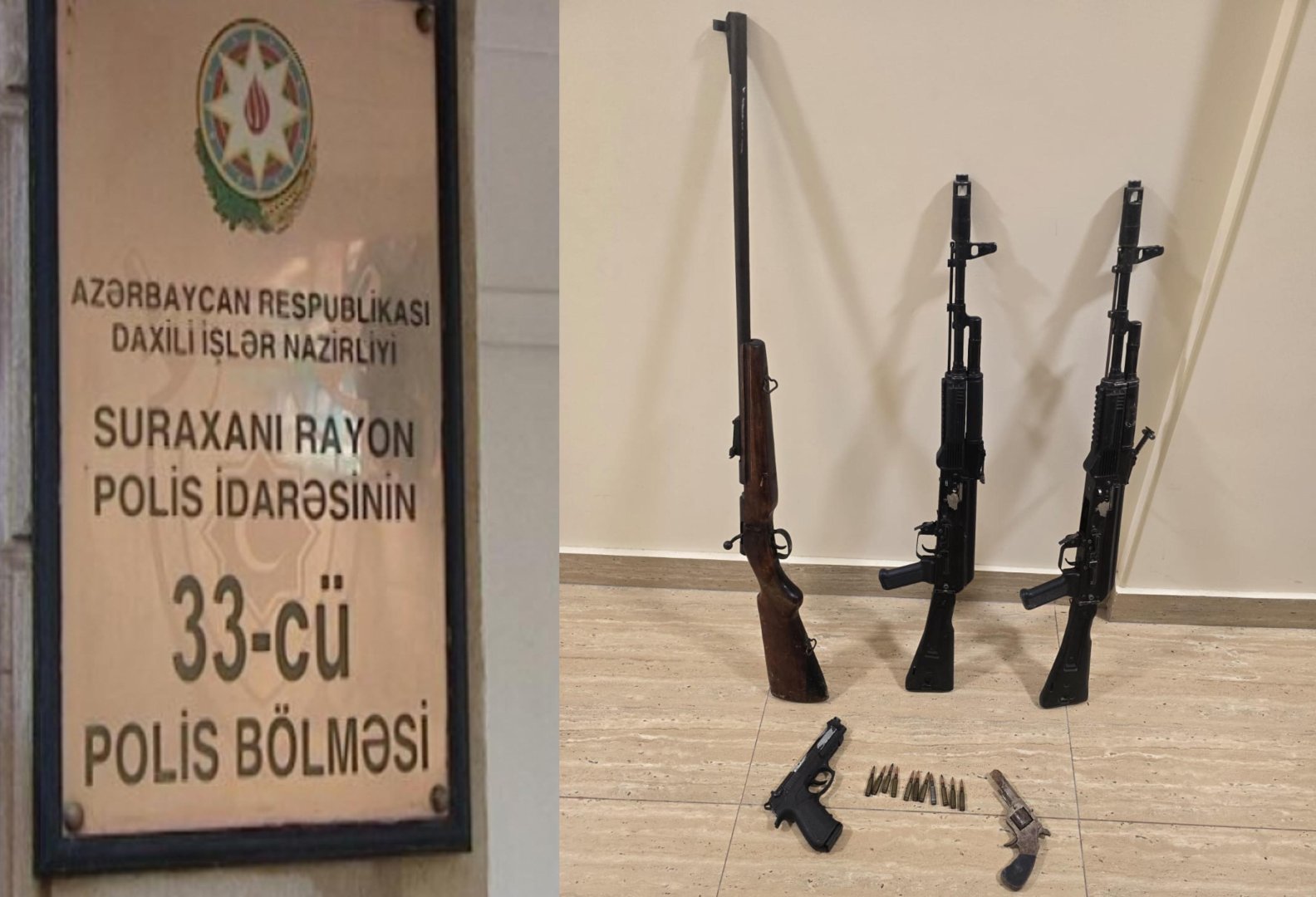 Yeni Günəşlidə odlu silah-sursat aşkarlanıb