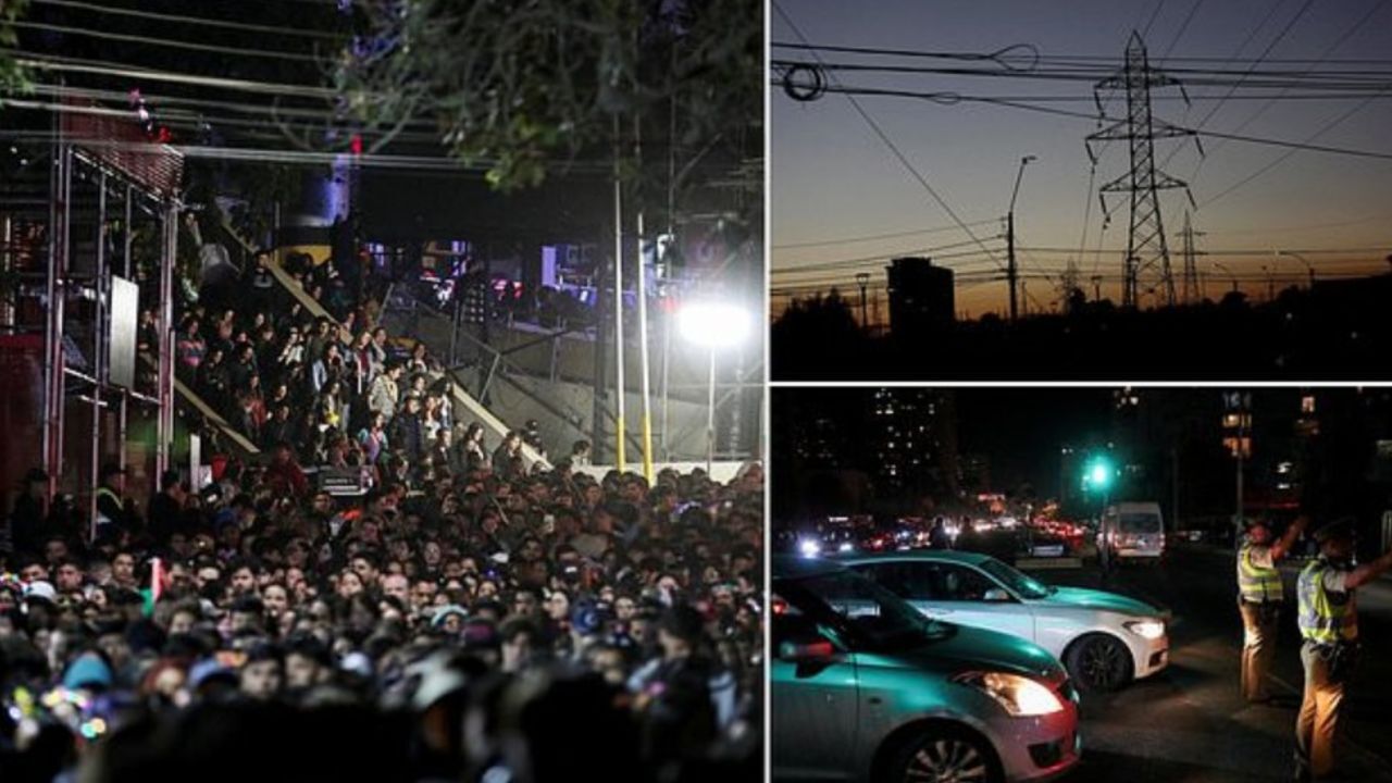 Milyonlarla insan qaranlıqda qaldı - Çilidə fövqəladə vəziyyət elan edildi