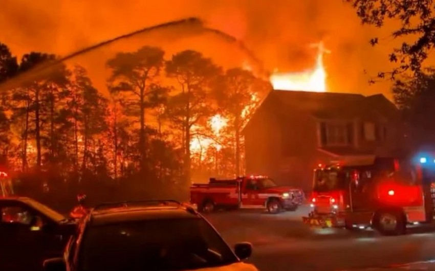 Cənubi Karolina meşə yanğınlarına görə fövqəladə vəziyyət elan edib