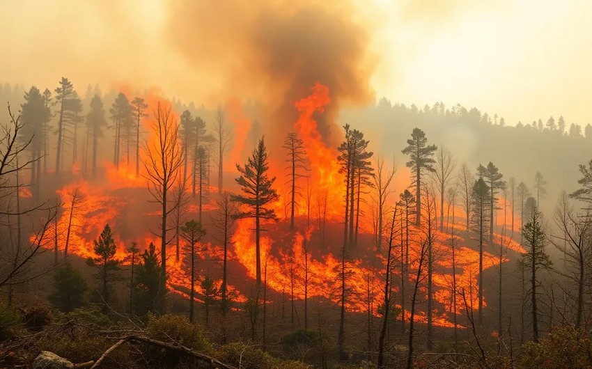 Yaponiyada 1992-ci ildən indiyədək ən böyük meşə yanğını altı gündür davam edir