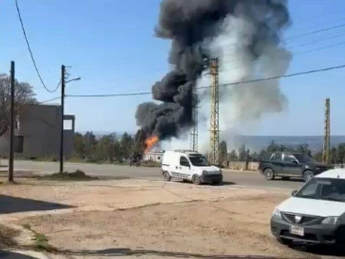 Livanda qaz tankeri partlayıb: 4 ölü