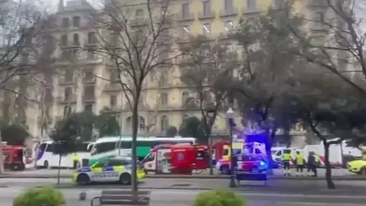 İspaniyada iki turist avtobusu toqquşub: 34 nəfər xəsarət alıb