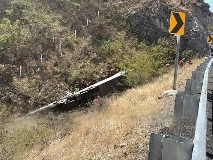 Meksikada avtobus qəzası: 18 nəfər ölüb, 29 nəfər yaralanıb