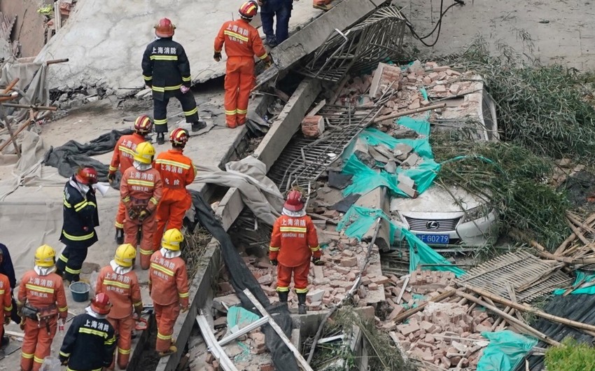 Çində tikinti meydançasında baş verən qəza nəticəsində beş nəfər ölüb