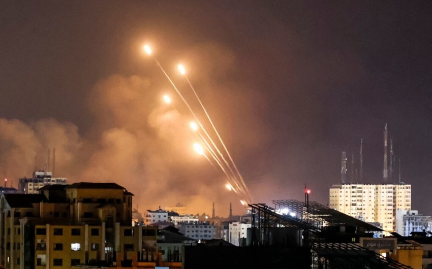 İsrailin Hərbi Hava Qüvvələri Yəməndən atılan raketi vurub