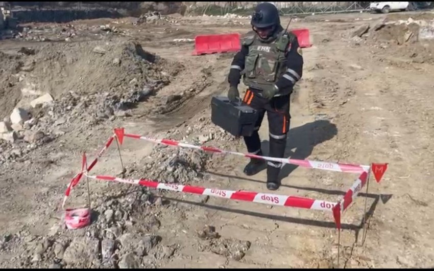 Bakıda partladıcı və iki əl qumbarası aşkarlanıb