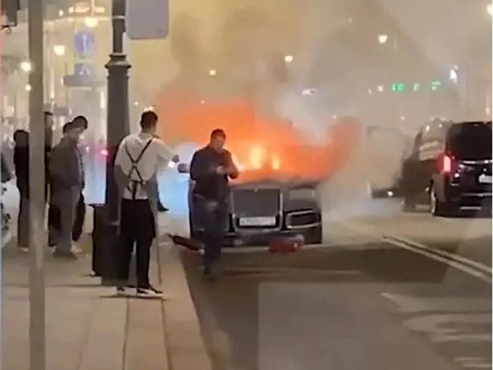 Putinin limuzinində partlayış baş verib