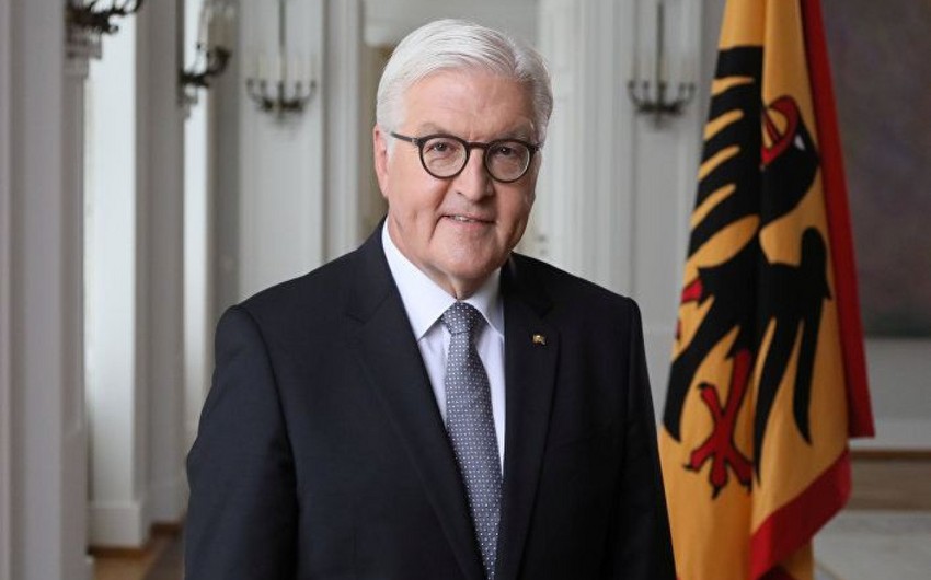 Almaniya Prezidenti Şəhidlər xiyabanını ziyarət edib