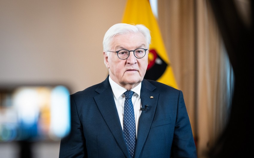 Almaniyanın Prezidenti Frank-Valter Ştaynmayerin Bakıda rəsmi qarşılanma mərasimi olub