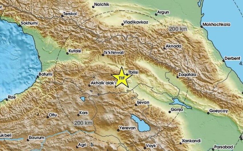 Gürcüstanda zəlzələ olub