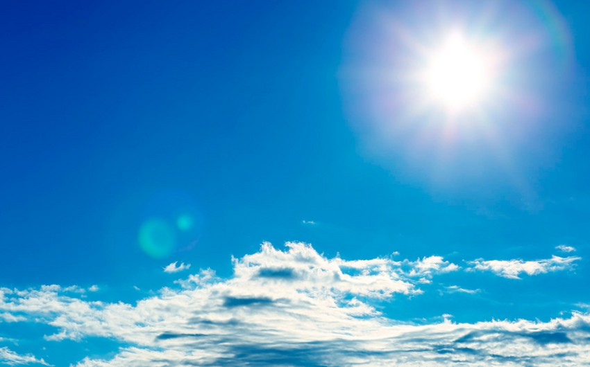 Sabah havann temperaturu 27 dərəcəyədək qalxacaq