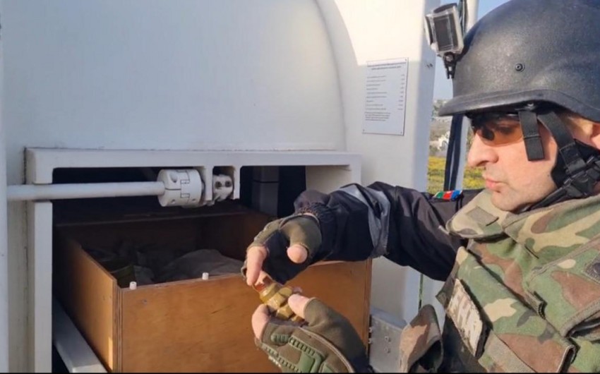 Sarayda 4 ədəd əl qumbarası aşkarlanıb