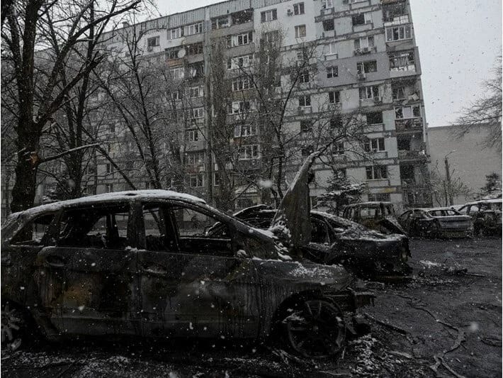 Rusiyadan Ukraynaya pilotsuz təyyarə hücumları: 12 yaralı