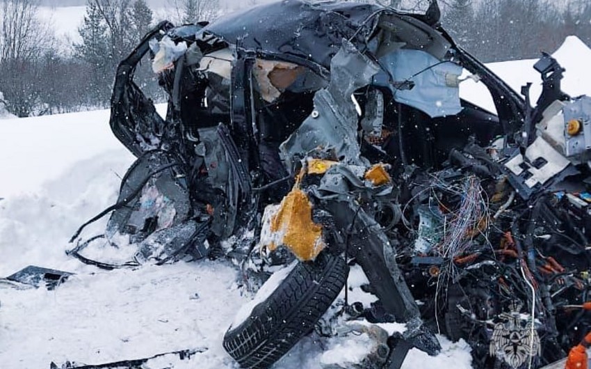 Yakutiyada yol qəzası olub, beş nəfər ölüb