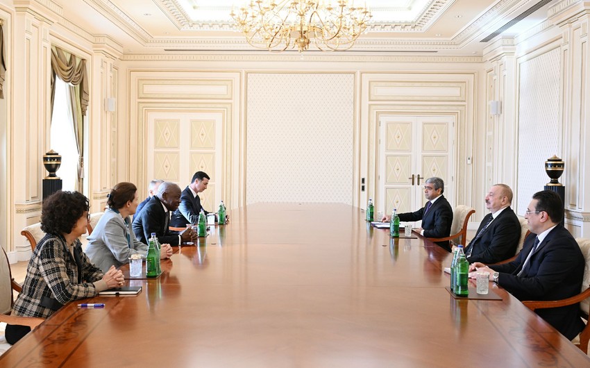 Prezident İlham Əliyev Beynəlxalq Əmək Təşkilatının Baş direktorunu qəbul edib