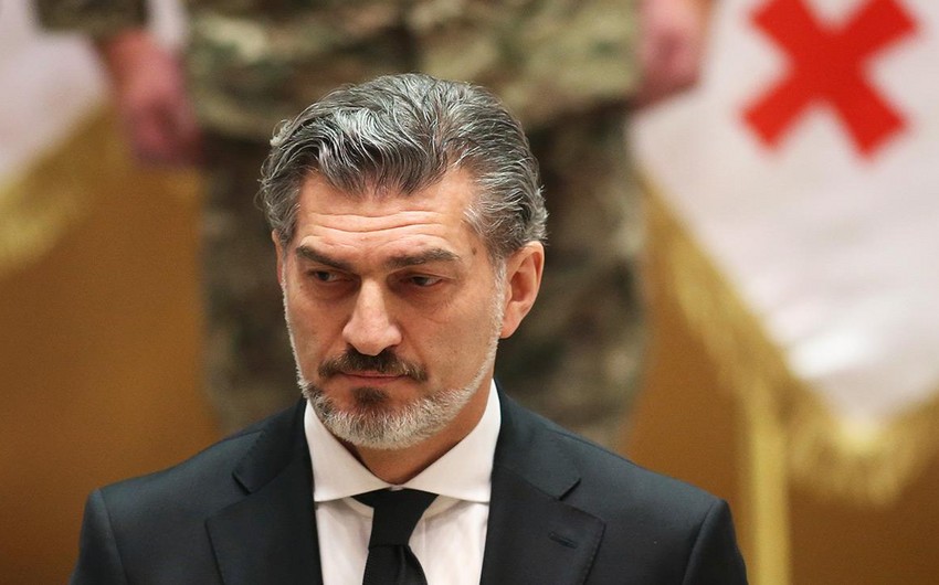 Gürcüstan Prezidenti Mixail Kavelaşvili Bakıya gəlib