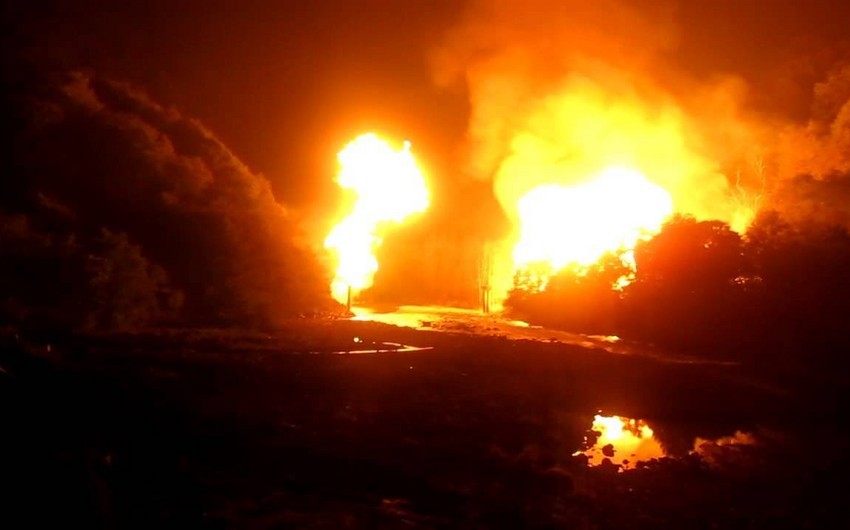 Kolumbiyada neft kəməri partladılıb