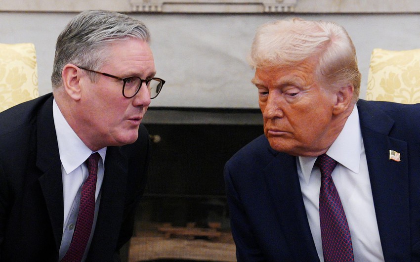 Starmer və Tramp husilərə qarşı əməliyyatın vəziyyətini müzakirə ediblər