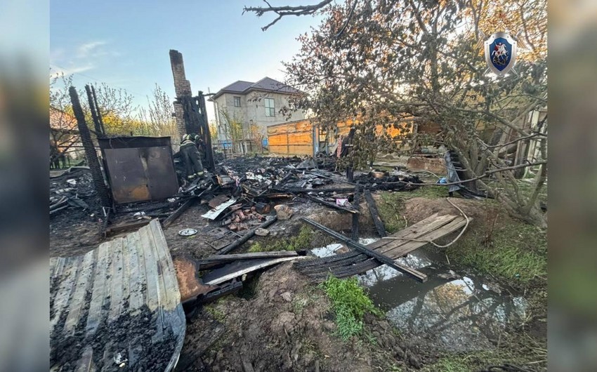 Həştərxanda fərdi evdə yanğın zamanı 5 uşaq ölüb