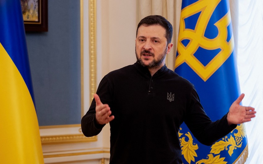 Zelenski daimi atəşkəsə çağırıb