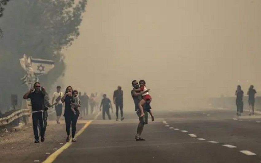 İsraildə meşə yanğınları törətməkdə şübhəli bilinən 18 nəfər saxlanılıb