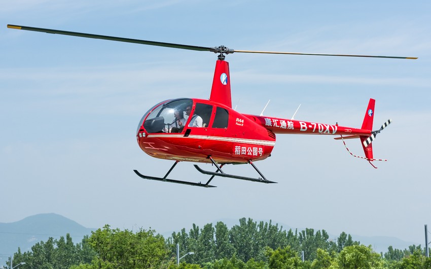 Çinin şərqində helikopter qəzaya uğrayıb, 1 nəfər ölüb, 4 nəfər yaralanıb