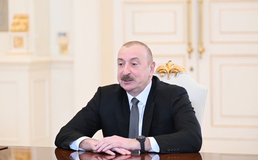 İlham Əliyev: Azərbaycanda millətlərarası sülh və qarşılıqlı dəstək hökm sürür