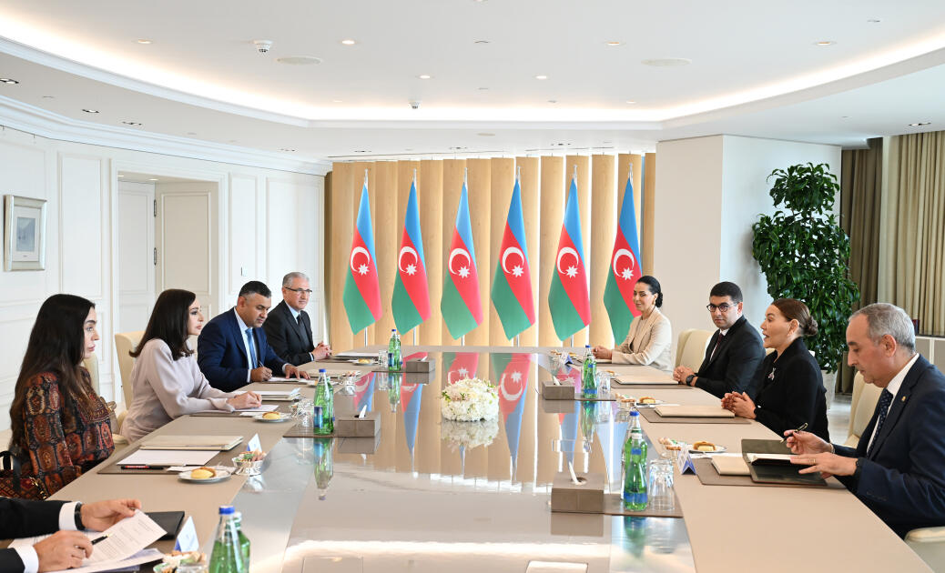 Mehriban Əliyeva Mərakeşin xanım Şahzadəsi Lalla Hasnaa ilə görüşüb - FOTO