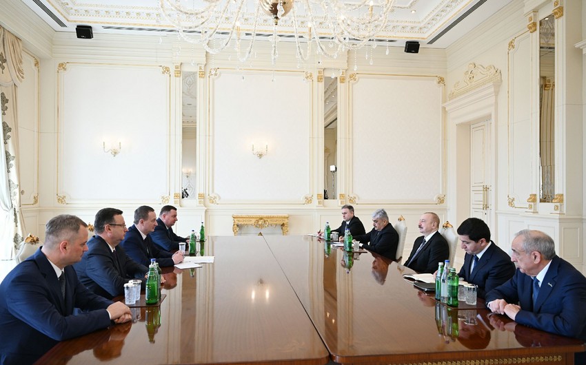 Azərbaycan Prezidenti Belarusun Baş nazirini qəbul edib - YENİLƏNİB