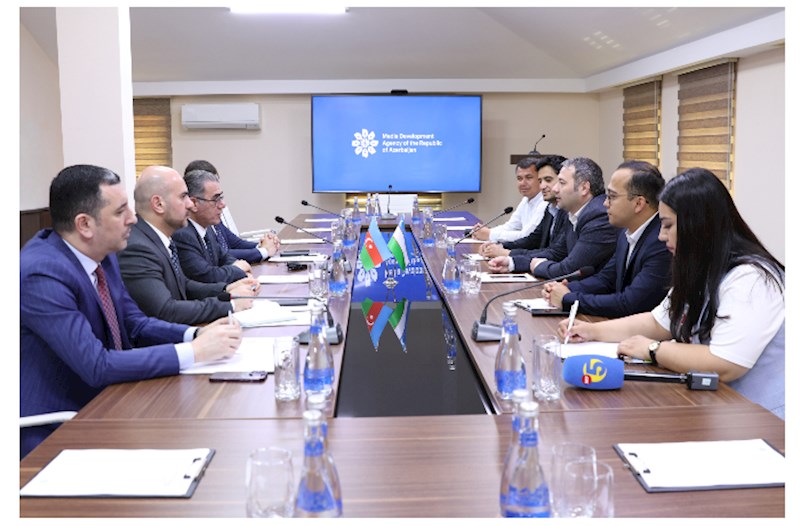 MEDİA Agentliyində Özbəkistan nümayəndələri ilə görüş — FOTOLAR