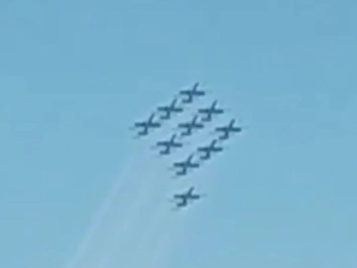 İtaliya Hərbi Hava Qüvvələrinin akrobatika komandasında üç təyyarə toqquşub