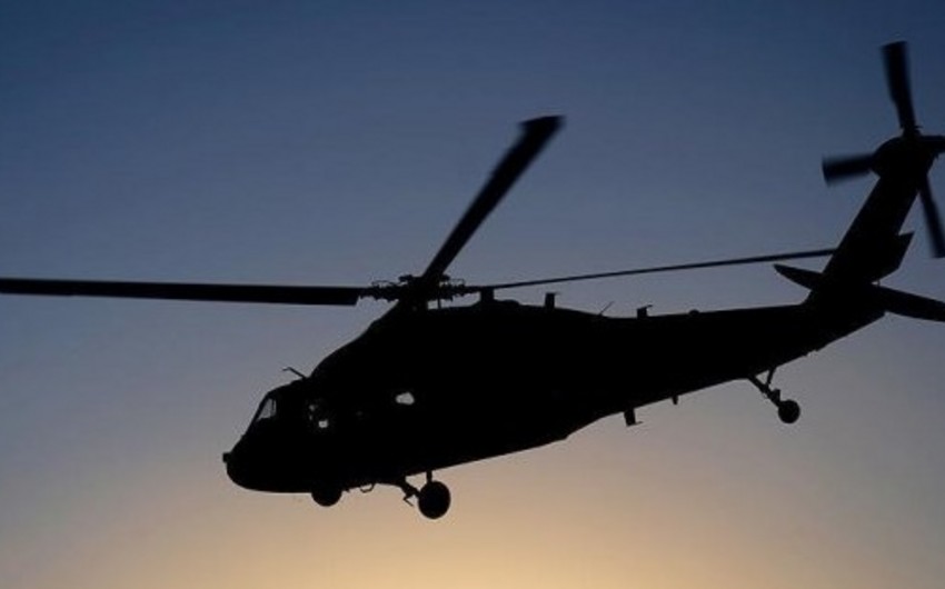 Hindistanda helikopter qəzaya uğrayıb, ölənlər var