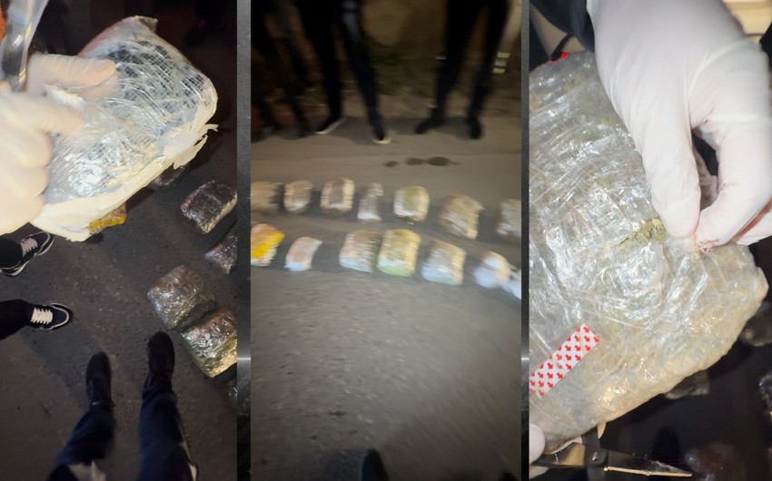 Abşeronda İran vətəndaşından 19 kiloqram narkotik əldə etməkdə təqsirləndirilən şəxs həbs olunub