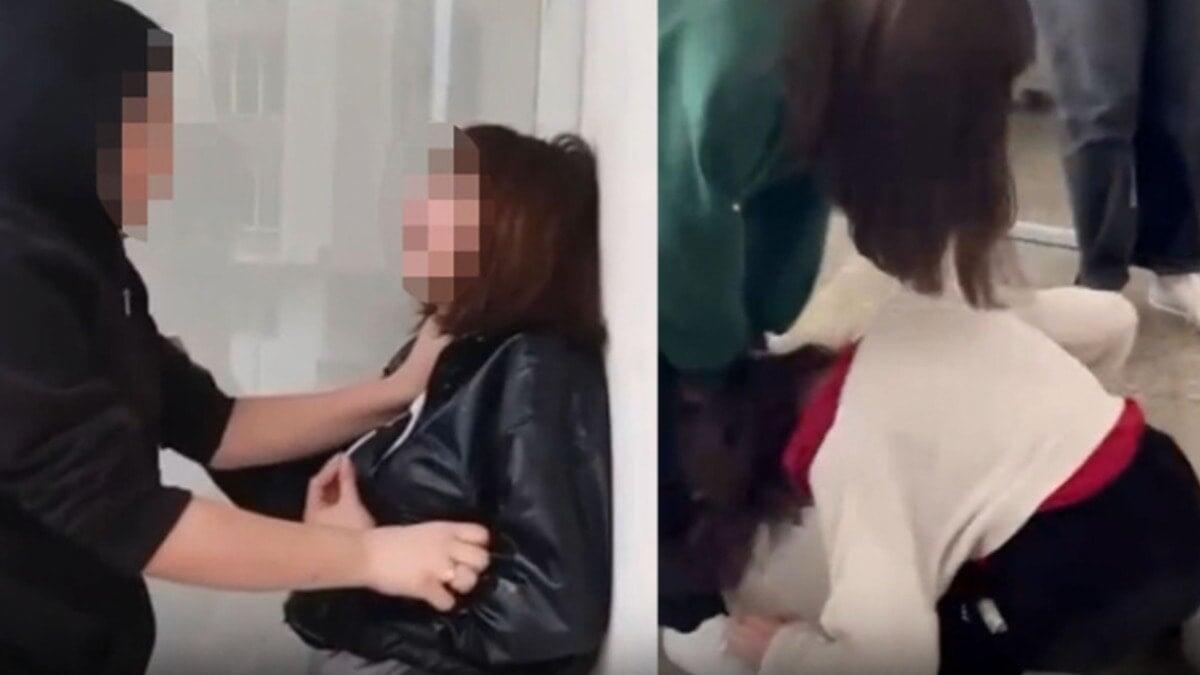 Məktəbdə VƏHŞİLİK - 7 nəfər yığışıb 15 yaşlı qızı döydü