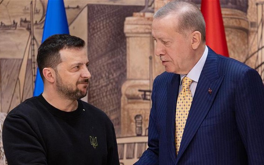 Ərdoğan - Zelenski görüşü başlayıb