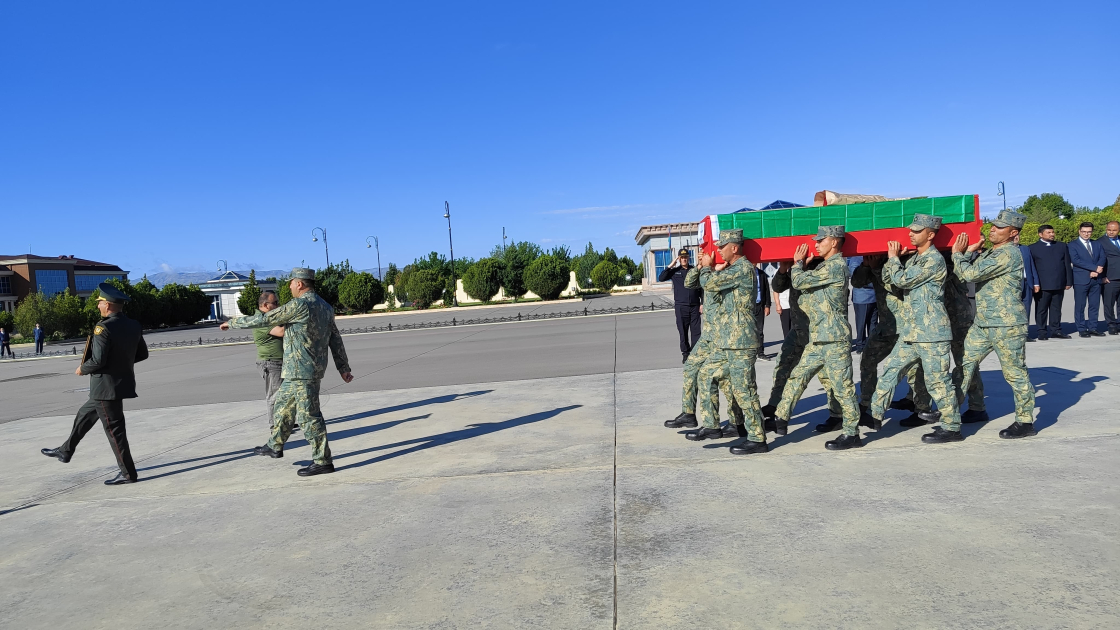 Şəhid Muxtar Bayram oğlu Məmmədovun nəşi Naxçıvana gətirildi