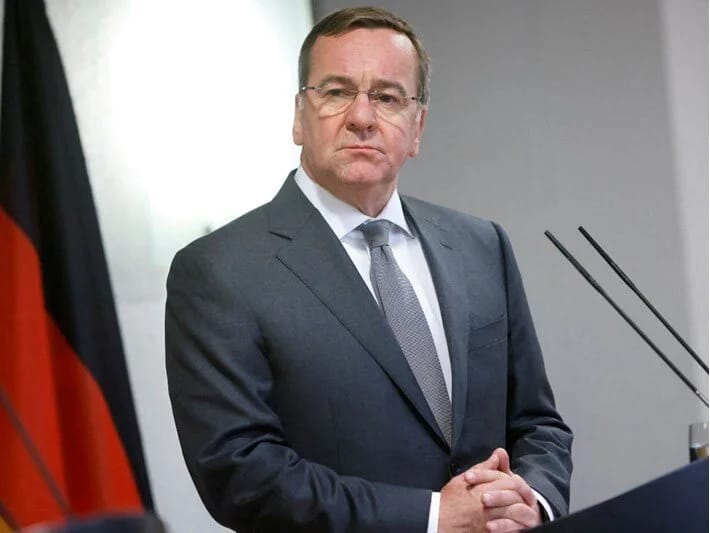 Pistorius: Müharibəyə son qoymaq Putinin əlindədir