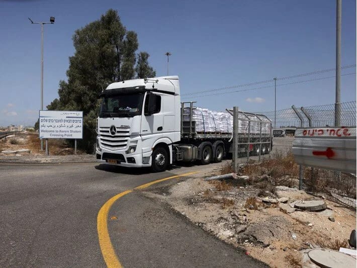 İsrail 9 yük maşınının aclıqdan əziyyət çəkən Qəzzaya keçməsinə icazə verib