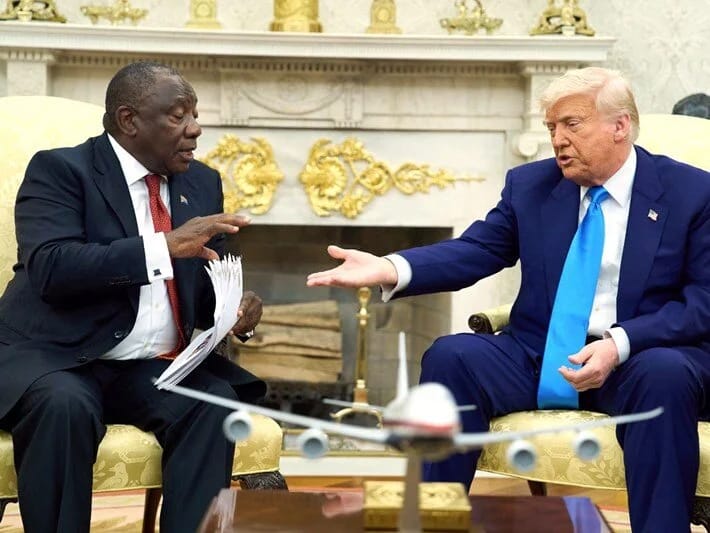 Ağ Evdə ikinci Zelenski işi: Tramp Cənubi Afrika lideri ilə mübahisə edib 