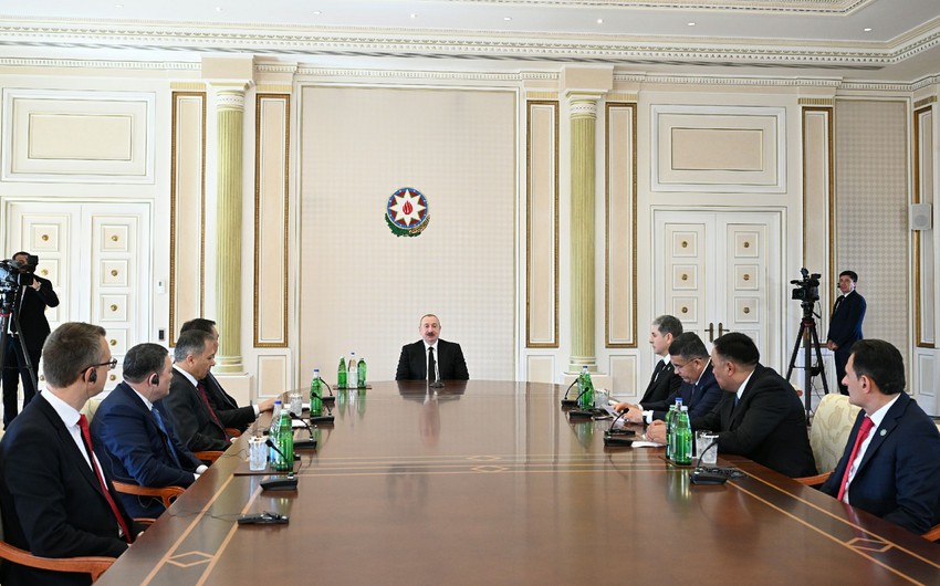 İlham Əliyev TDT-nin daxili işlər nazirlərinin ikinci görüşünün iştirakçılarından ibarət nümayəndə heyətini qəbul edib - YENİLƏNİB