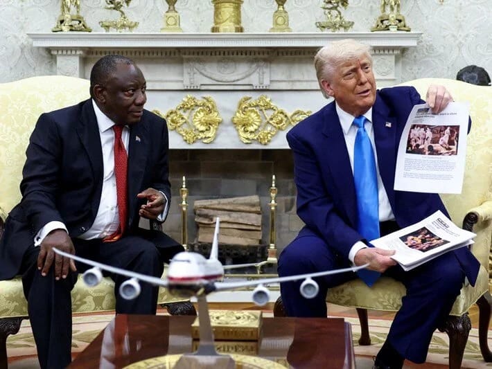 Trampın ağlara qarşı soyqırım iddiası: Cənubi Afrikanın Konqo olduğu ortaya çıxdı