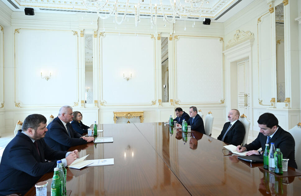 Prezident İlham Əliyev Ukraynanın xarici işlər nazirini qəbul edib - FOTO