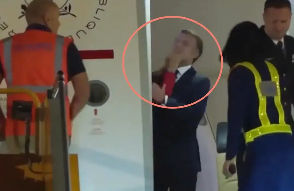 Arvadı Makronu şillələdi - VİDEO