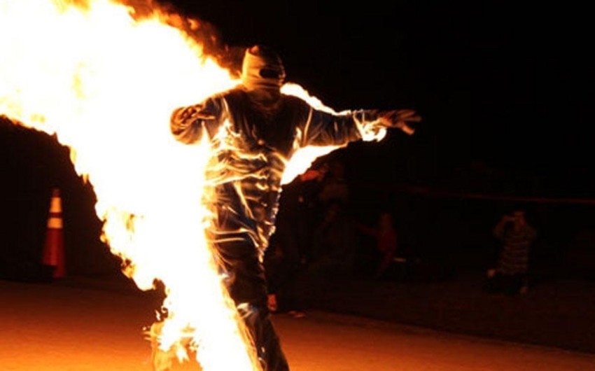 Şəmkir sakini zibilliyə od vurarkən özü yanaraq ölüb