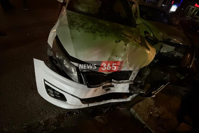 Xanım mayorun törətdiyi qəza: Miqrasiya Xidmətinin əməkdaşları xəsarət alıb