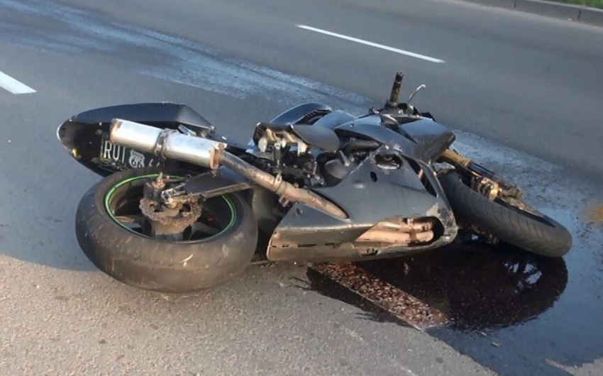 Zaqatalada avtomobillə toqquşan motosikletin sürücüsü ölüb